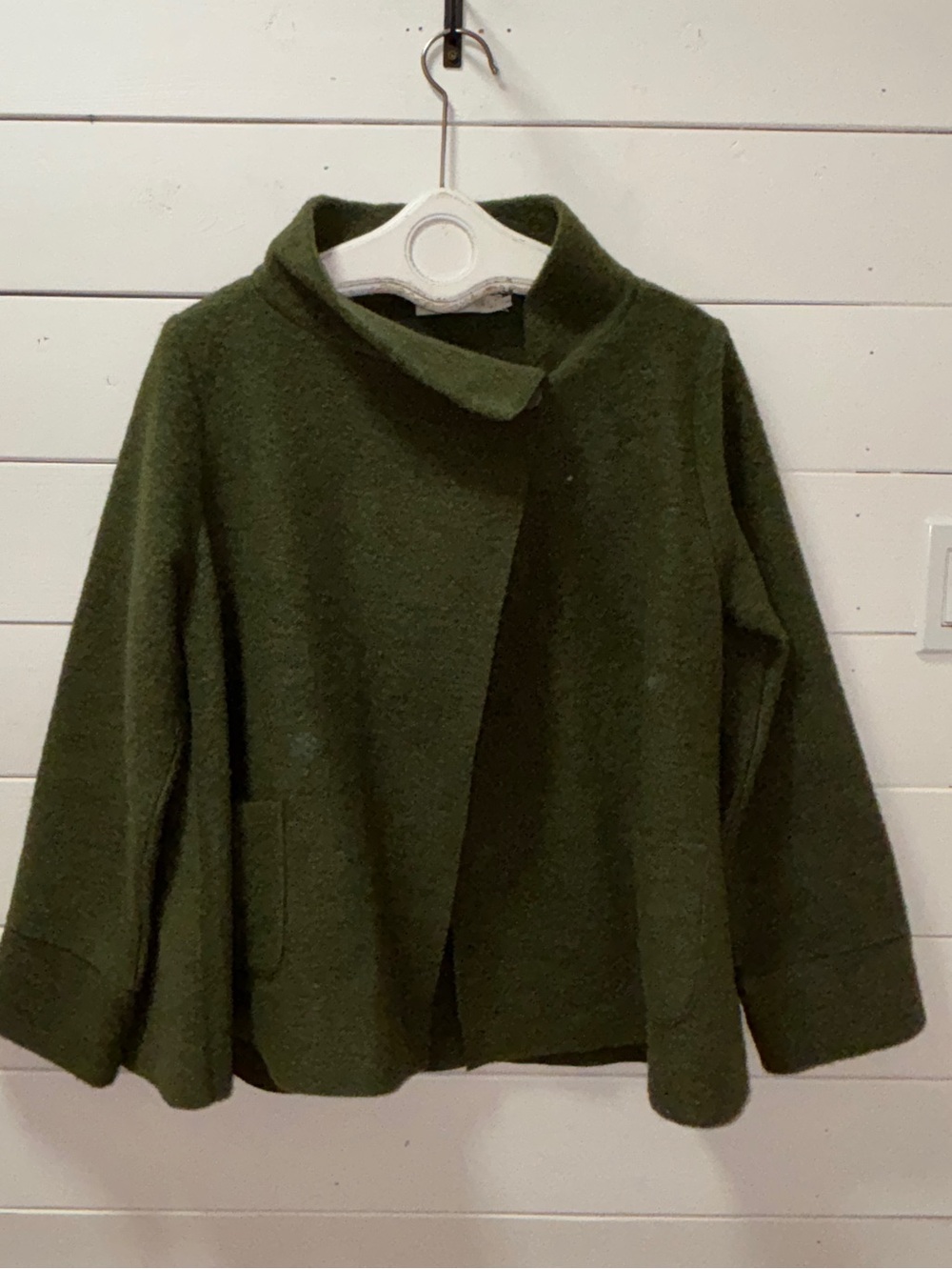 Martino Midali Olive Wool Blend Jacket – Size L - Picture 5 of 12
